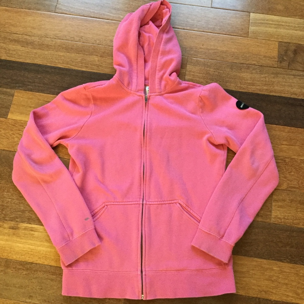 RVCA Pink Zip-Up Jacket Size Small